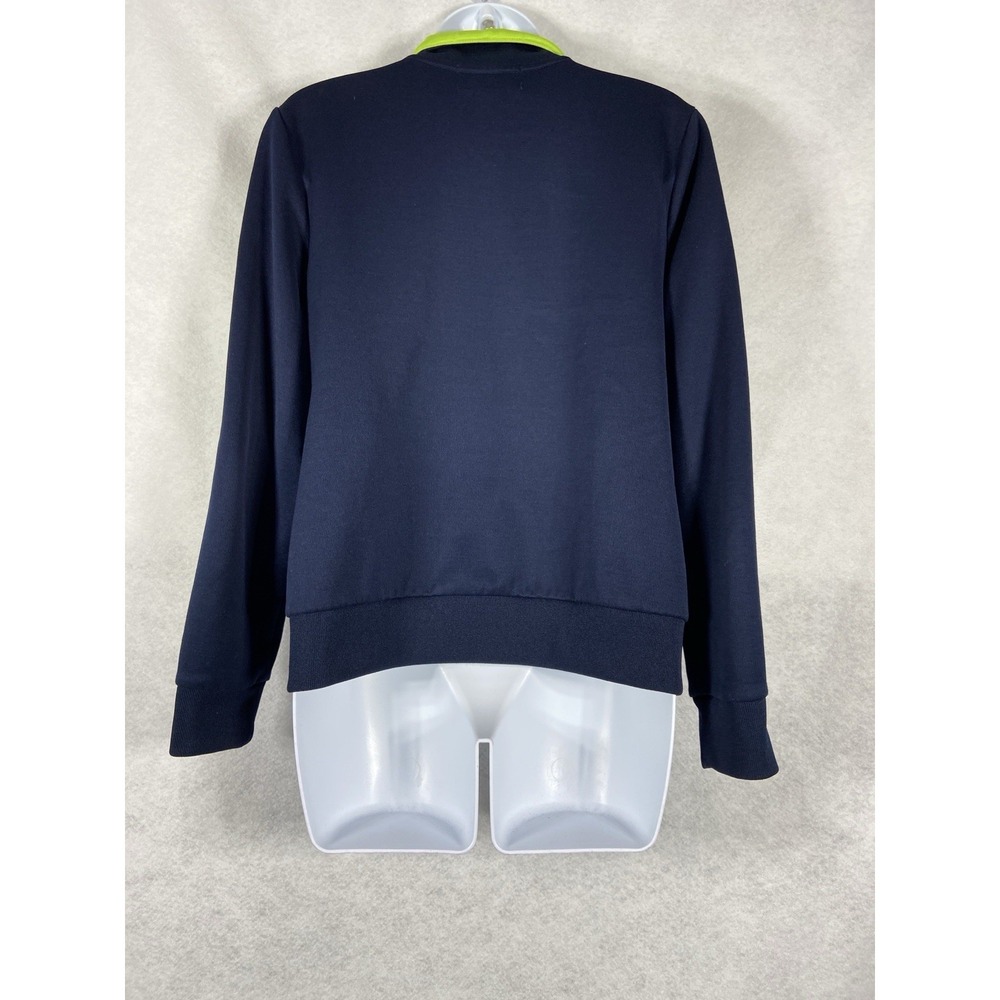 Lauren Ralph Lauren Active Track Jacket Women's Large Blue Full Zip Sporty Chic - Picture 4 of 11